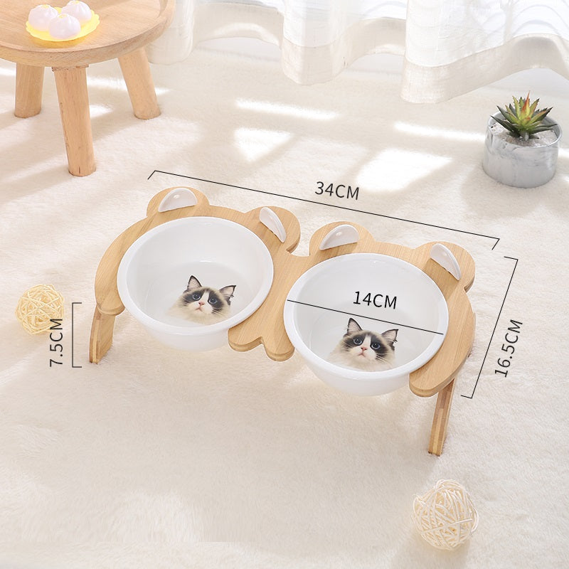 Cervical Spine Tilt Ceramic Cat Basin