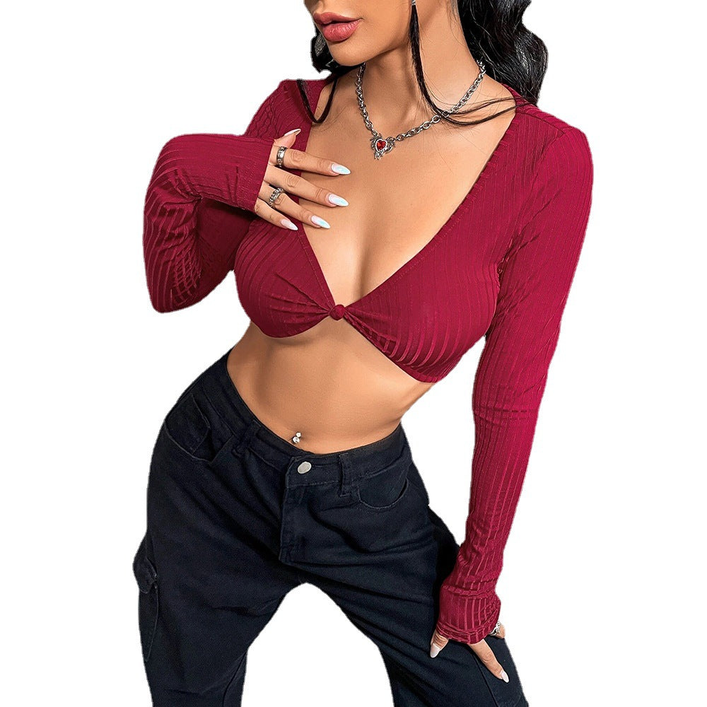 New Crop Top Short-sleeve American T-shirt