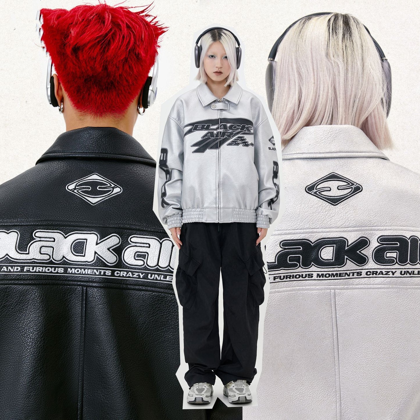 Retro PU Leather Environmental Protection Coat Jacket
