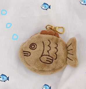 Cute And Creative Plush Snapper Small Pendant Childlike Coin Purse