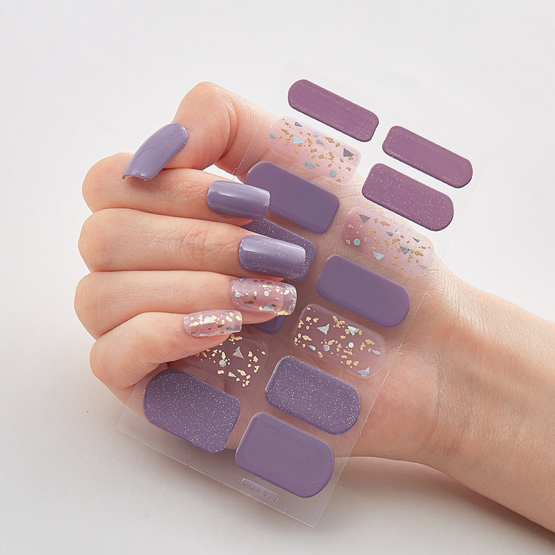 Women's Personalized Gilding Nail Stickers
