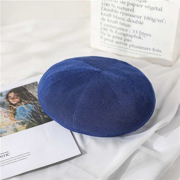 Women's Thin Fashion Retro Beret Knit