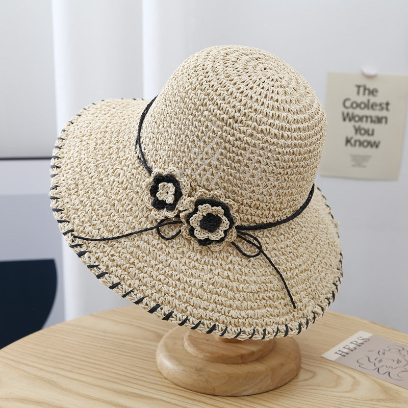 Women's Summer UV Protection Foldable Straw Hat