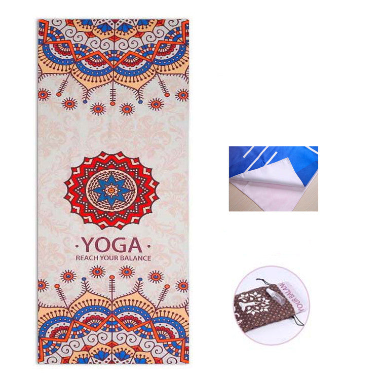 Non-slip yoga cloth mat