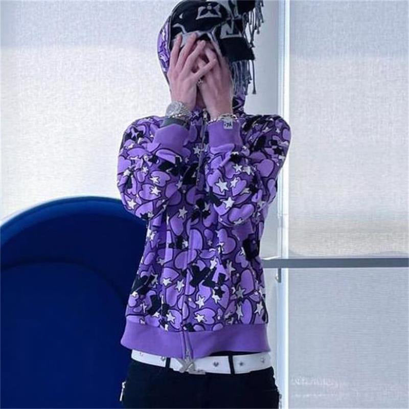 Lynlås Løs Herre- og Dame Trendy Sweaterjakke