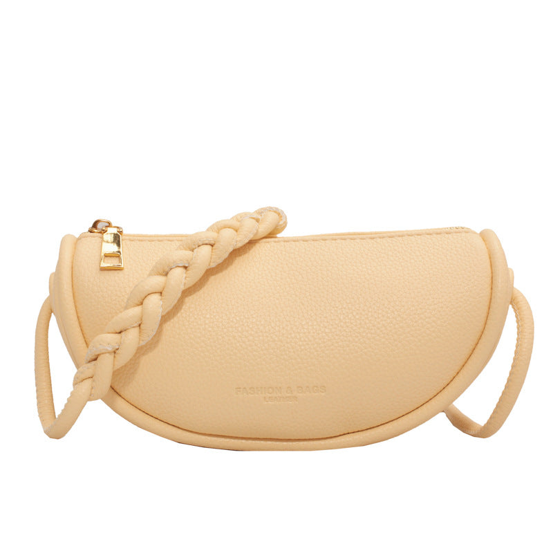 Personalized Fashion Simple Woven Shoulder Bag