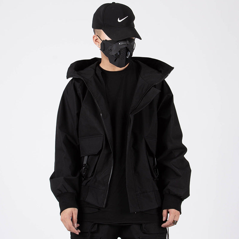 Men's Fashion Function Wind High Collar Jacket
