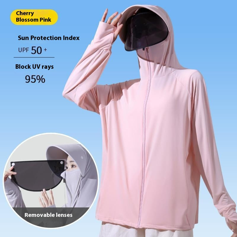 Women's Sun Protection Thin Breathable Hood Coat