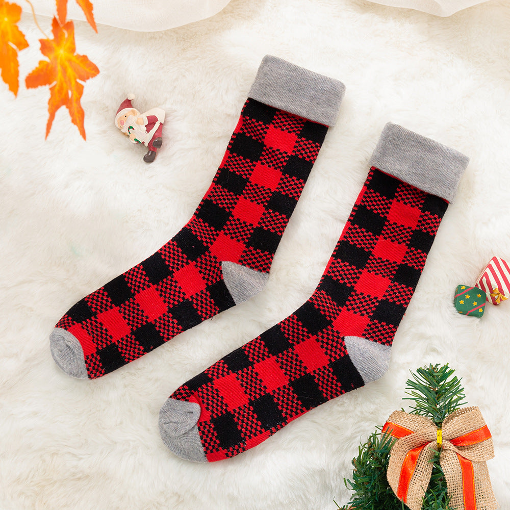 Children's Jacquard Christmas Socks