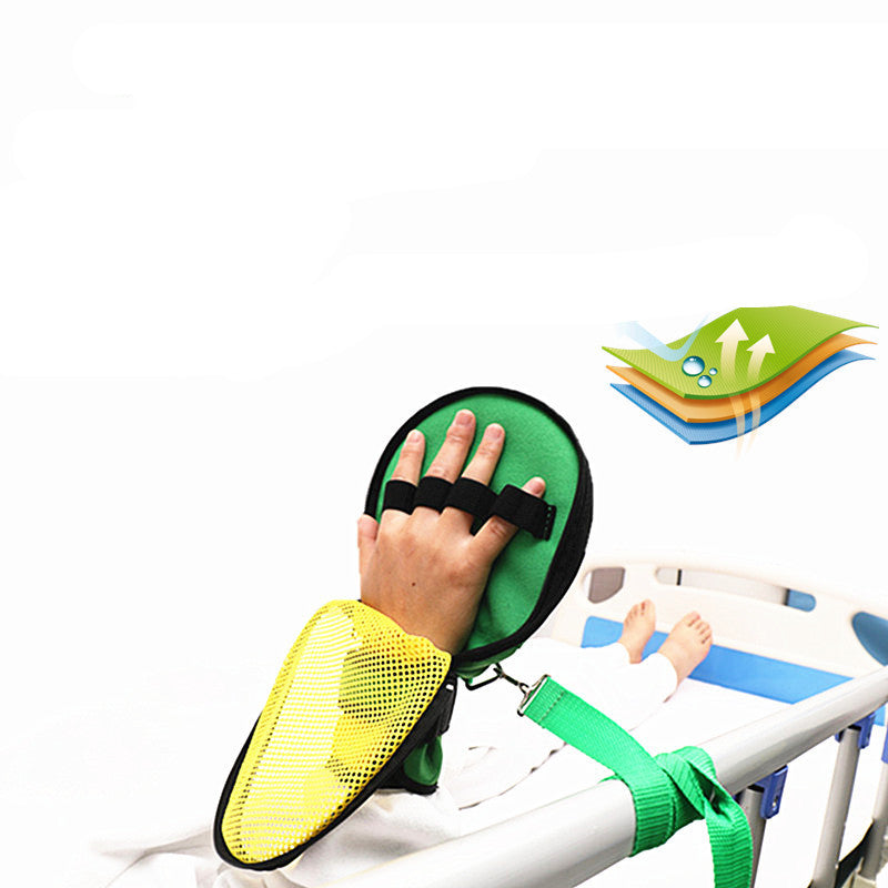 Detachable finger restraint gloves