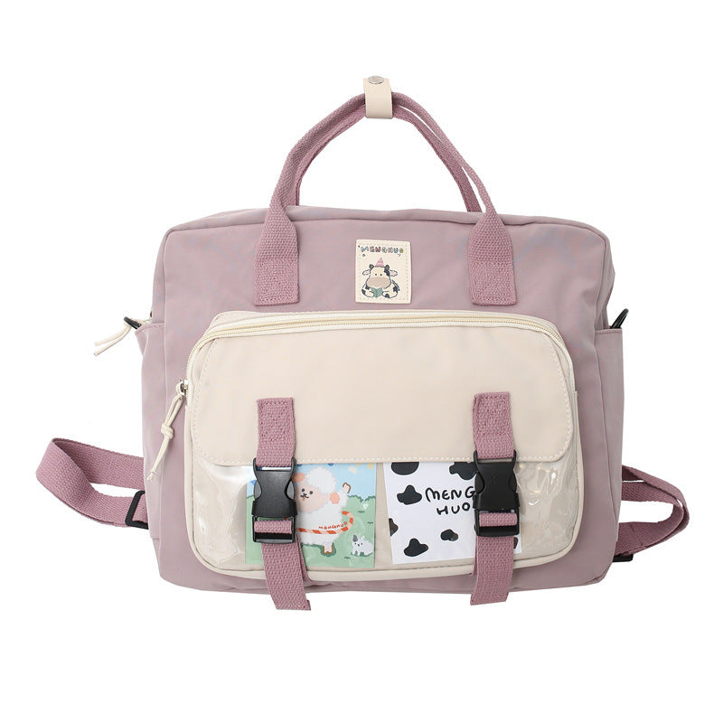 Junior High School Students' Multipurpose Single Shoulder Backpack