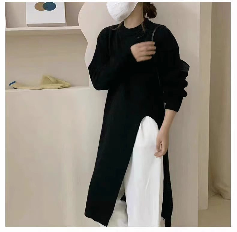 Mid-length Pullover Knitwear Dress Women