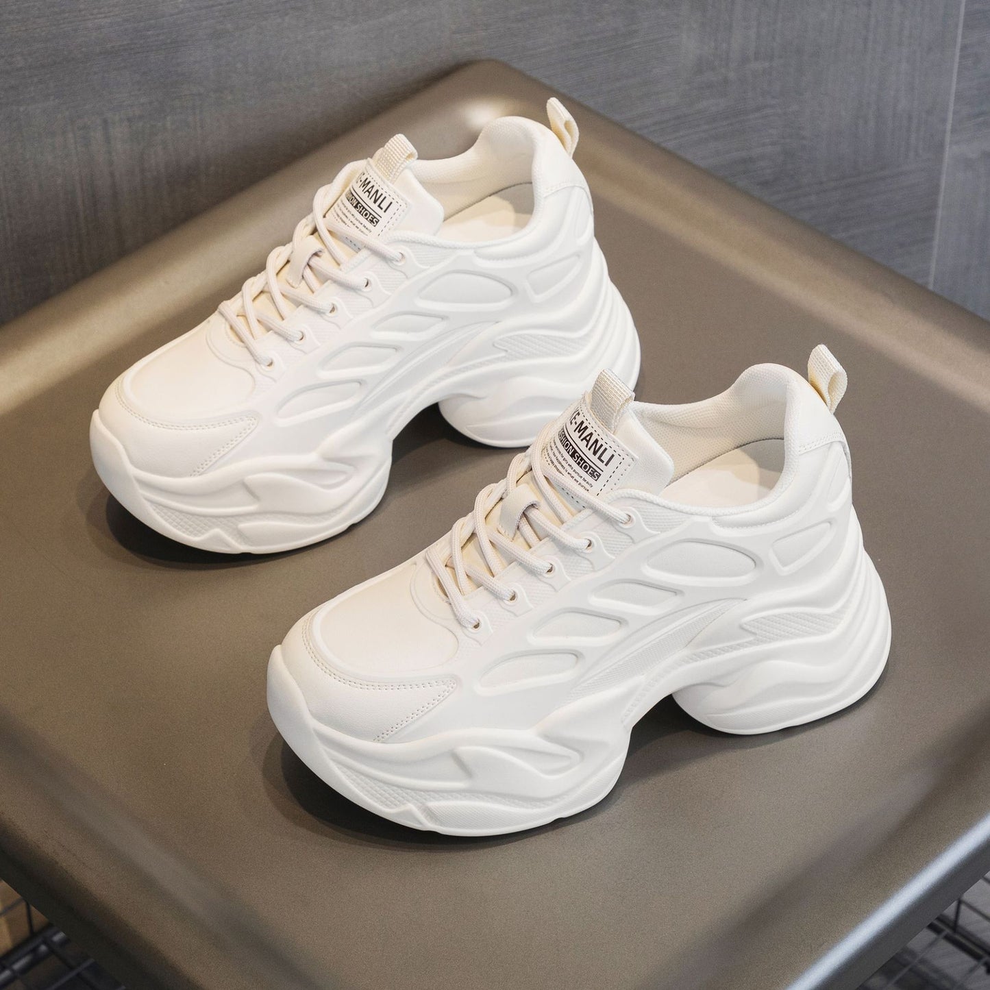 Lightweight Platform Dad Shoes Female Height Increased By 9cm