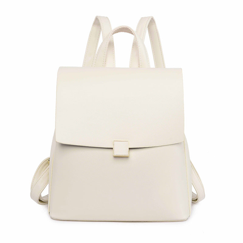 Soft Leather All-match Student Fashion Travel Bag