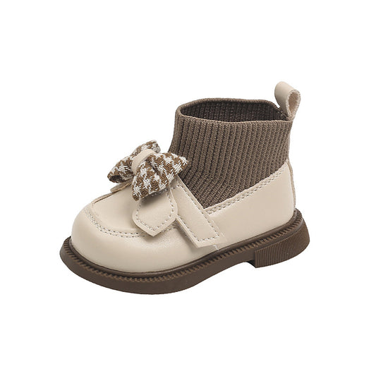 Baby Pumps Soft Bottom Toddler Shoes Women's Little Children's Leather Shoes
