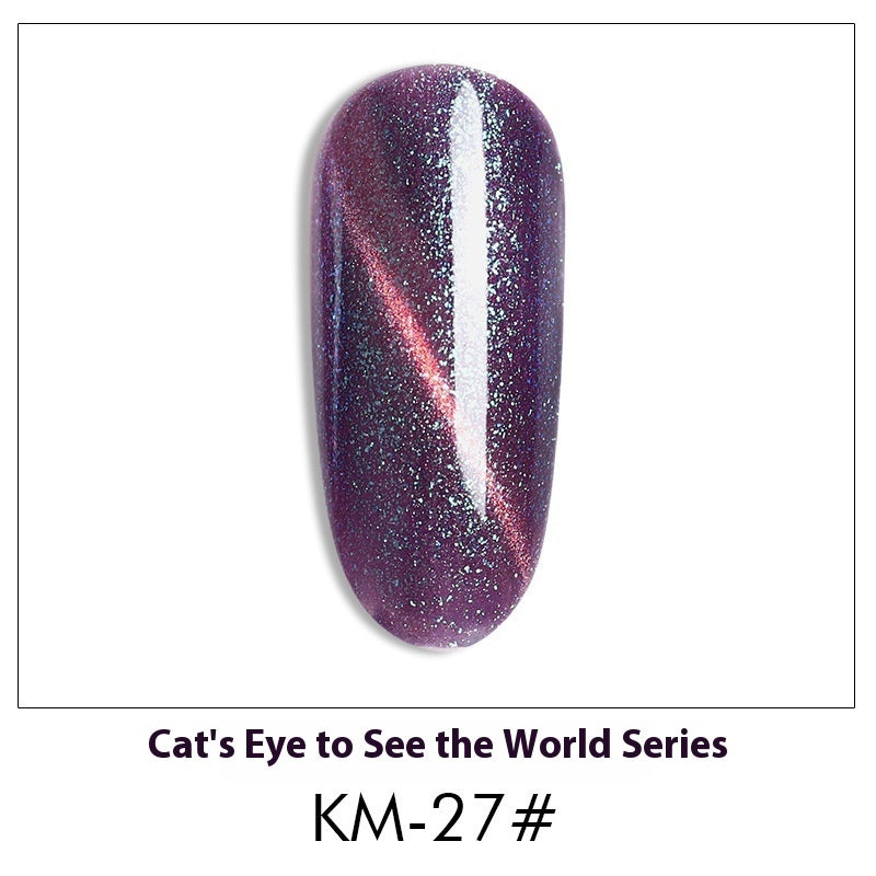 New 36 Colors Suit White Phototherapy Plastic Cat Eye Series Nail Polish Gel