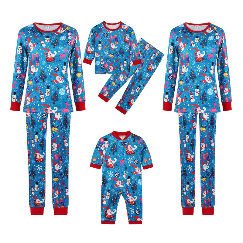 Nye Julepyjamas til Forældre og Børn Sæt med Fritidstøj til Forældre og Børn