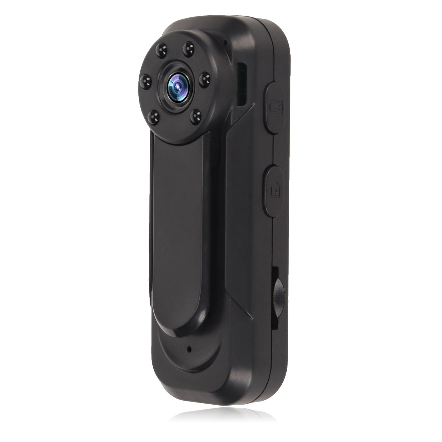 Liten Kroppskamera, Full HD-minikamera Body Wear-kamera, 1080P 120° Vidvinkel Trådlös Bärbar Minivideokamera med Personlig Ficka med Mörkerseende