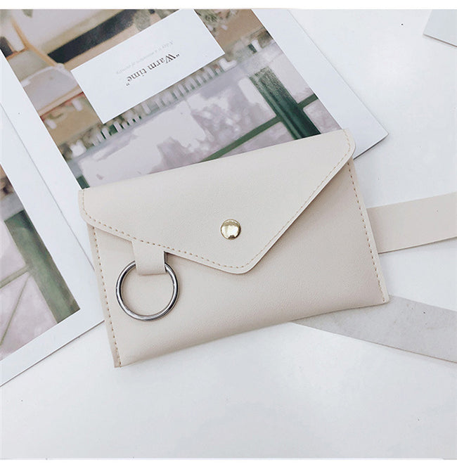 Shoulder Messenger Bag Triangle Large Belt Belt Envelope Bag Pocket Mini Chest Bag