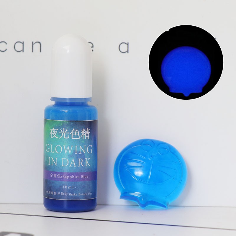 DIY Epoxy Resin Luminous Pigment UV Crystal Drop Glue Mold Color With Luminous Color