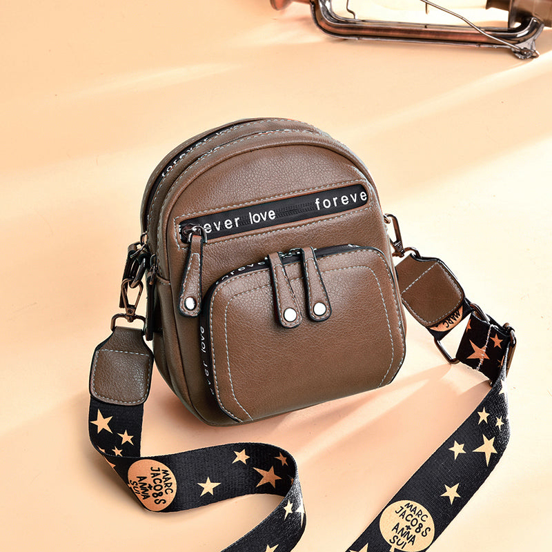 Broadband crossbody bag