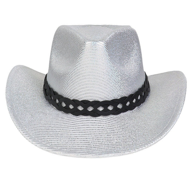 Perlemors Cowboyhat Bold Fest Topper Performance Rekvisitter Kasket