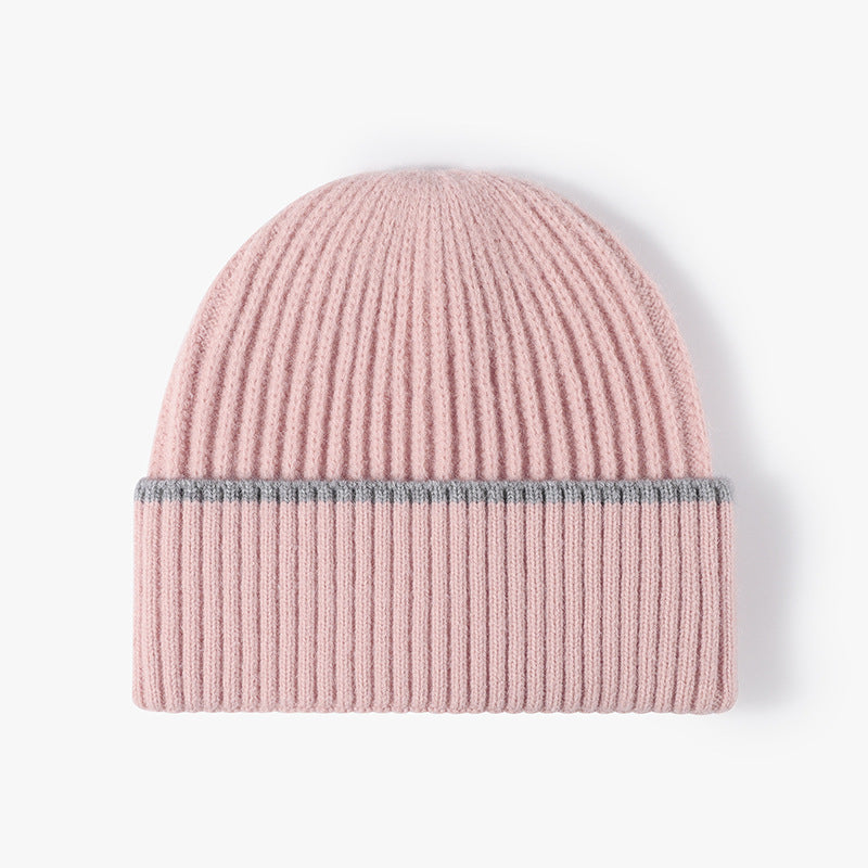Simple Warm Thickened Knitted Hat