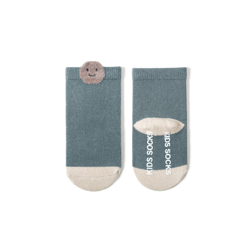 Middle Tube Cartoon Children Floor Socks