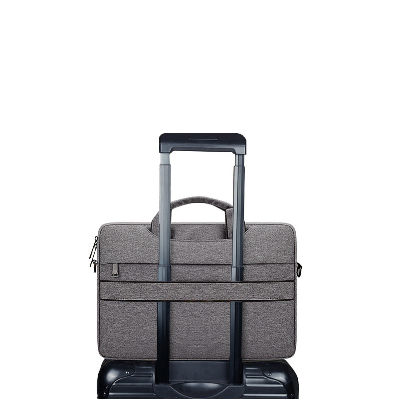 Oxford Cloth Solid Color One Shoulder Laptop Bag