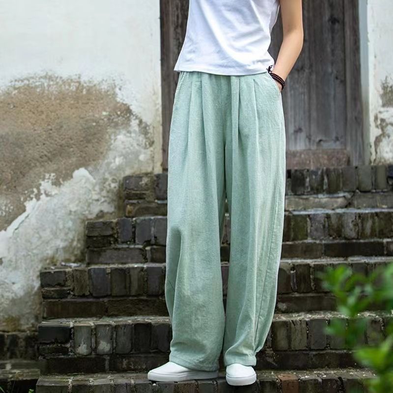 Women's Loose Casual Cotton And Linen Elegant Harem Pants