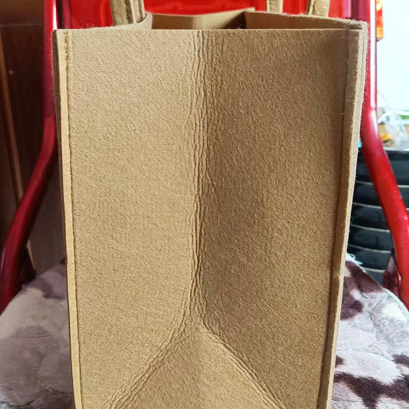 Simple And Versatile Large Capacity One Shoulder Letter Felt Bag