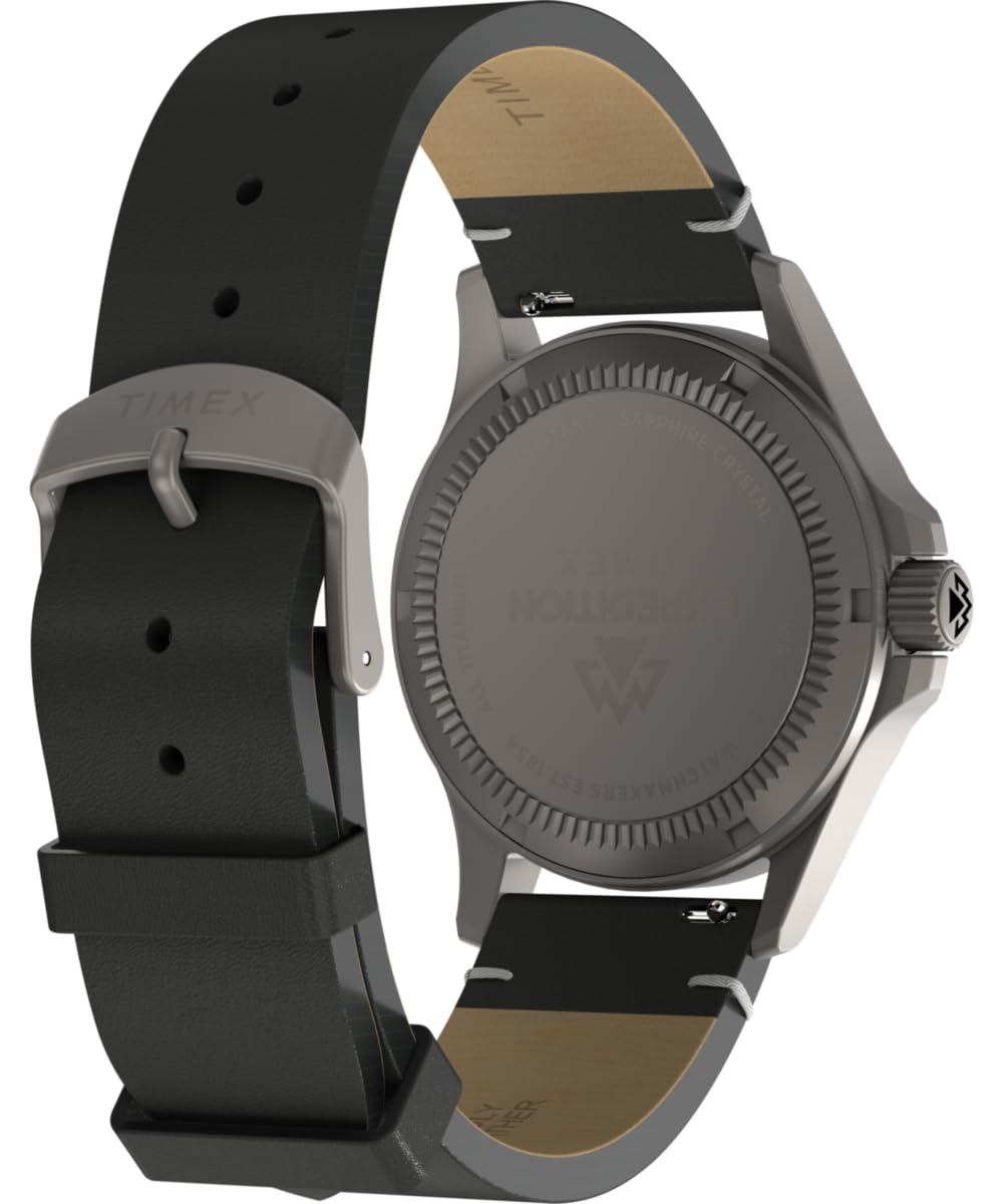 Timex Män analog kvarts armbandsur Expedition North Field Post, svart, Rem