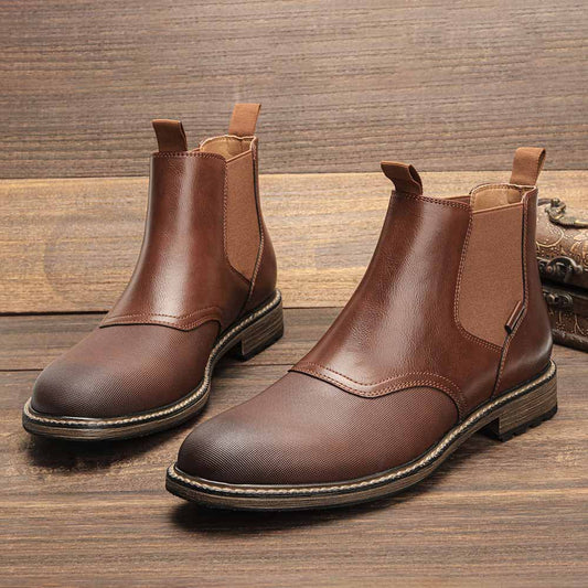 New Trendy Workwear Men's Short Boots