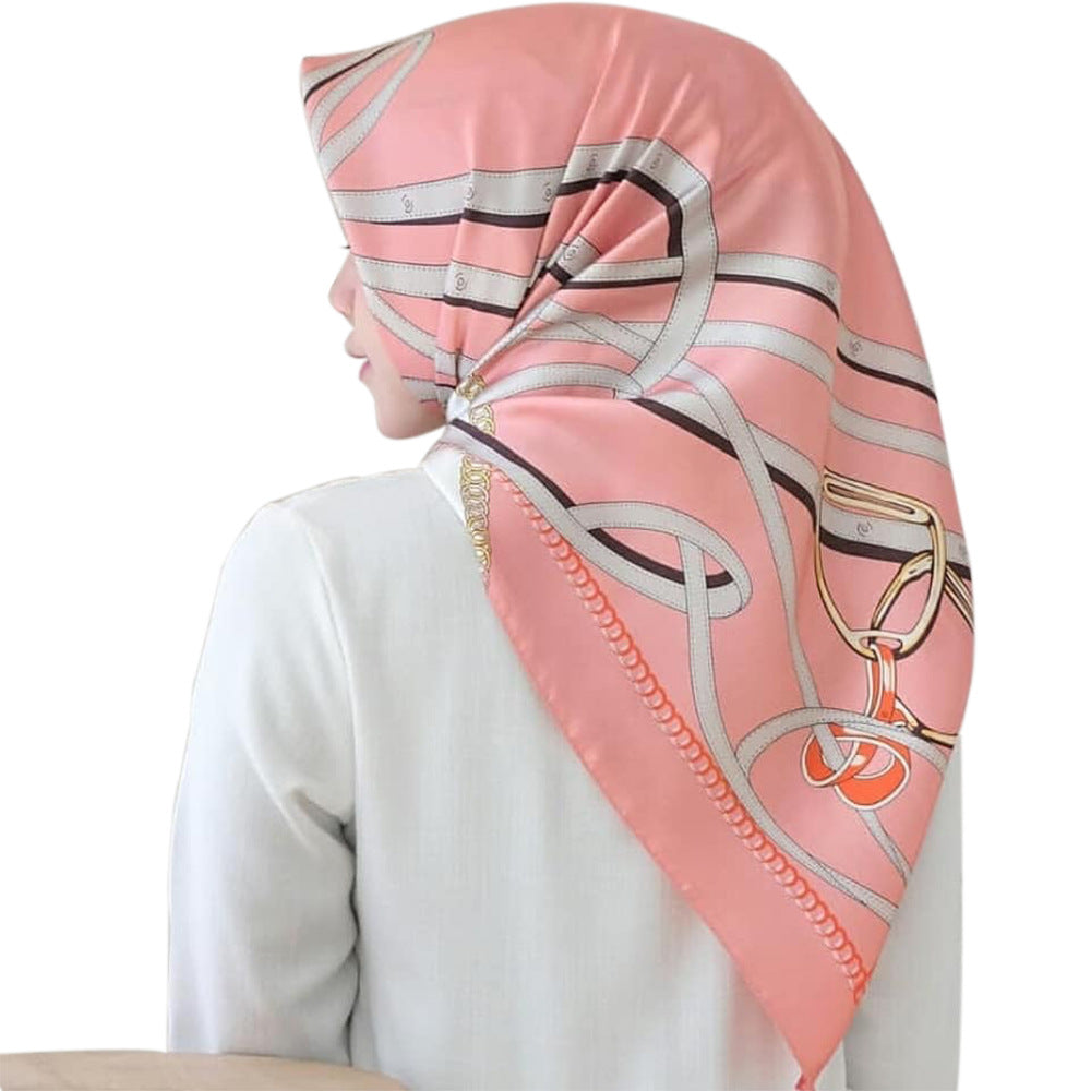 Explosive Leopard Printed Large Square Scarf