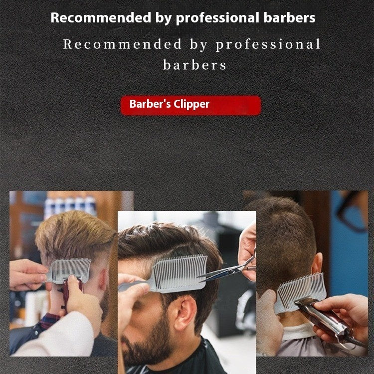 Men's Trim Hair Salon Long Handle Hairdressing Household Caliper Comb