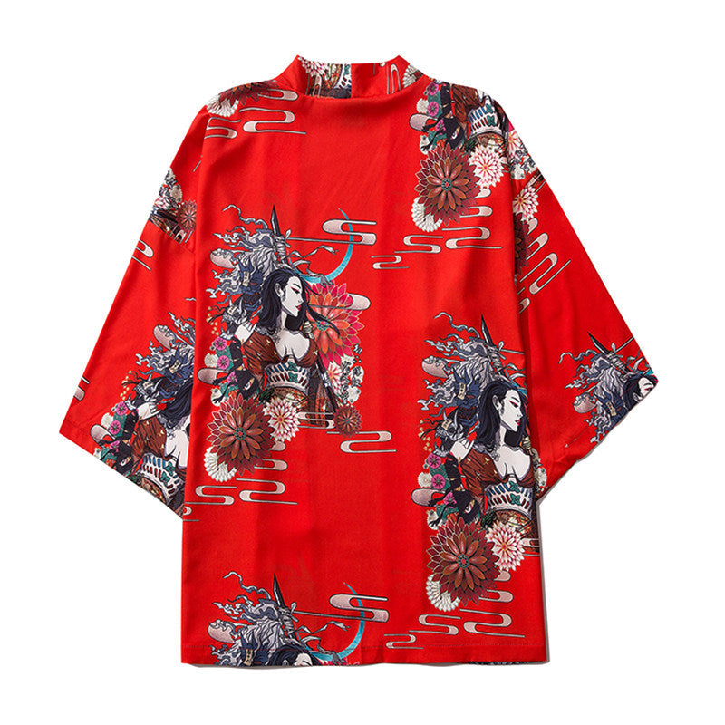 Kimono shirt loose robe