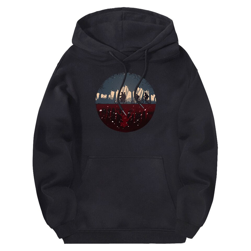 Korean Loose Hoodie Printed Long Sleeve Slouchy Style