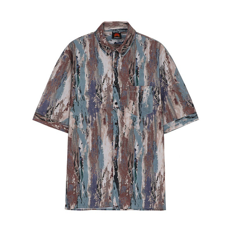 Loose Quarter Sleeve Shirt Korean Version