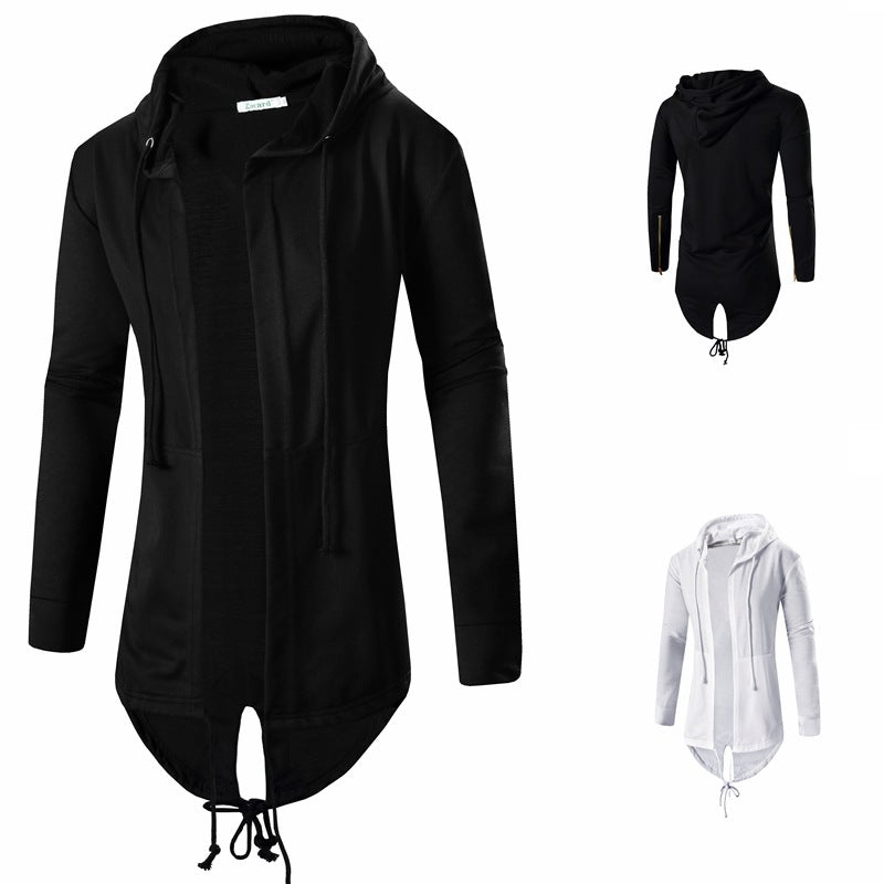 Mid-length Zip Cardigan Cloak