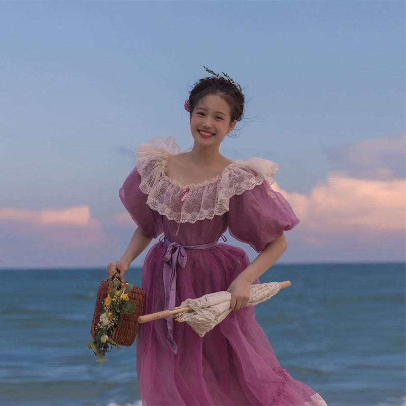 French Romantic Court Dress Girl