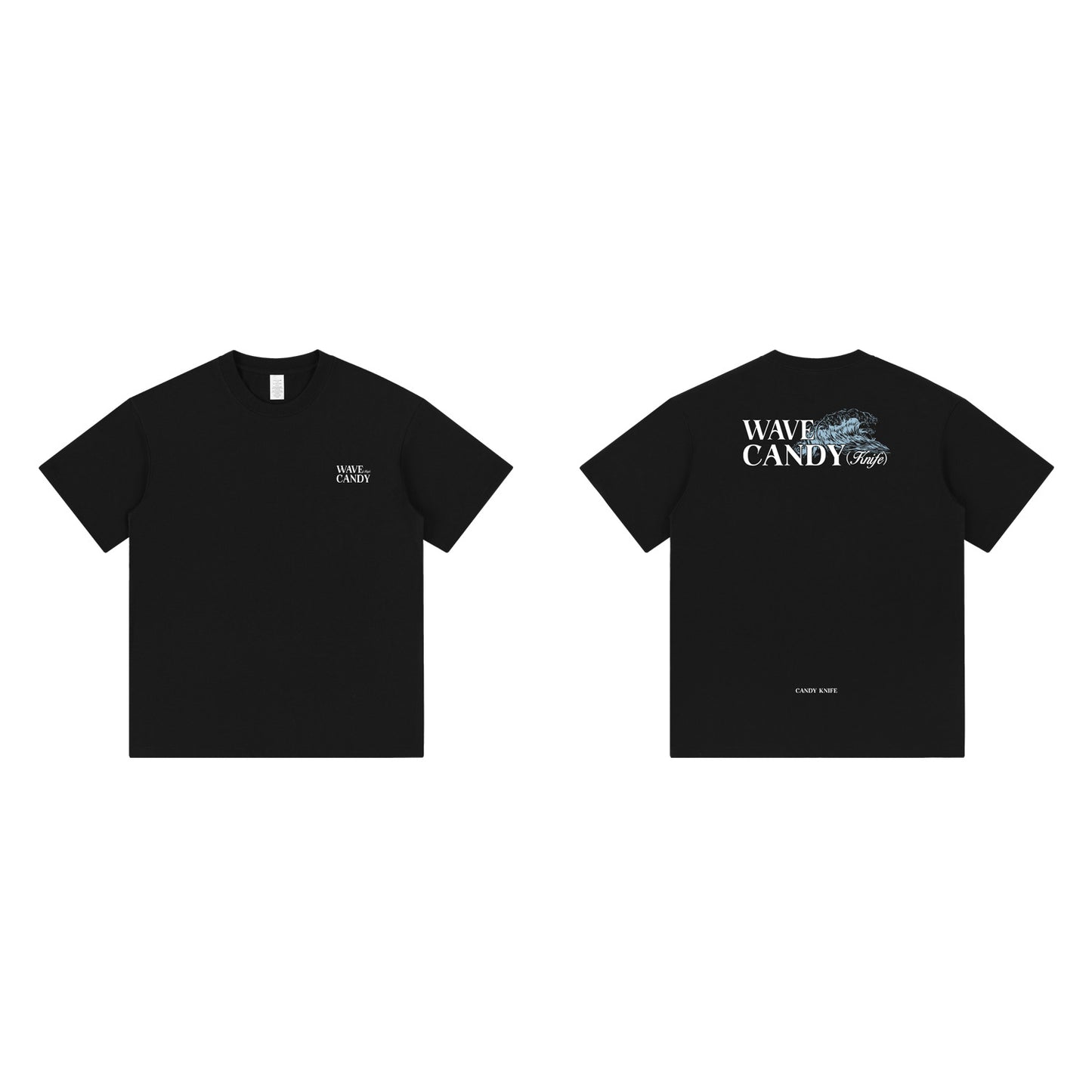 American Retro Wave Printed Heavy Short Sleeve