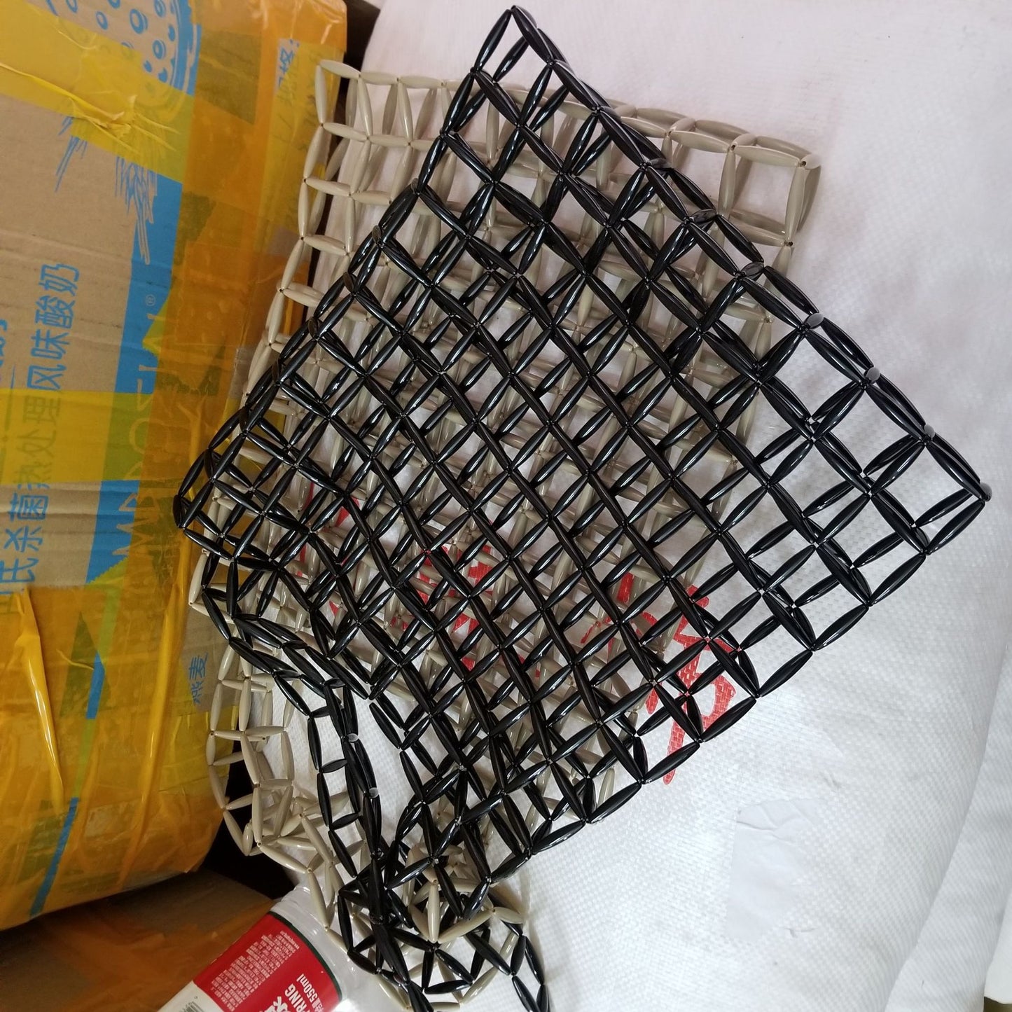 Ensfarvet Akryl Firkantet Taske Casual Clutch Skuldertaske