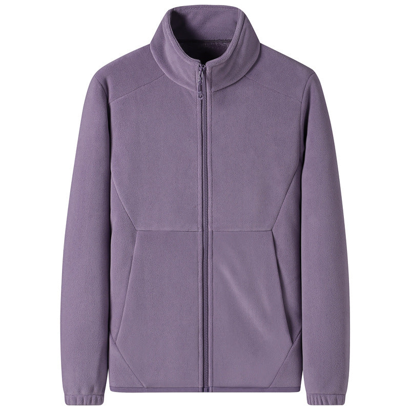 Sweater Couple Lambswool Double-sided Fleece Jacket