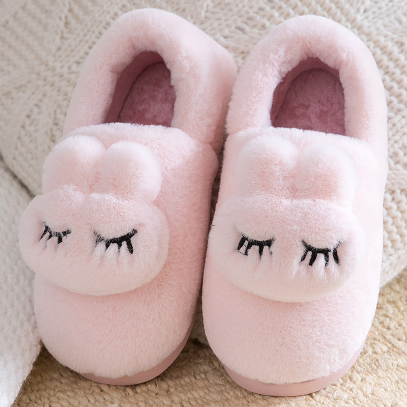 Home winter cute bag with cotton slippers