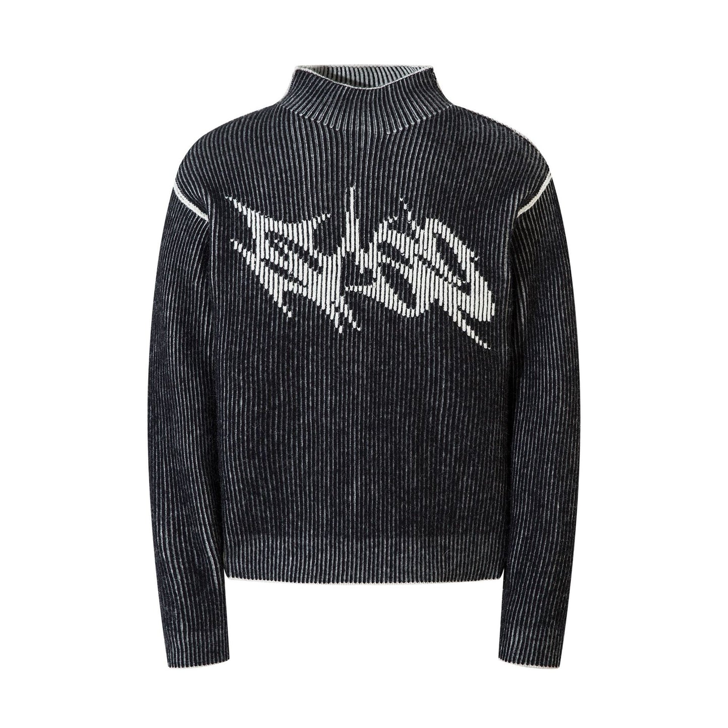 Men's Retro Turtleneck Sweater Double-sided Thermal Knitting Sweater