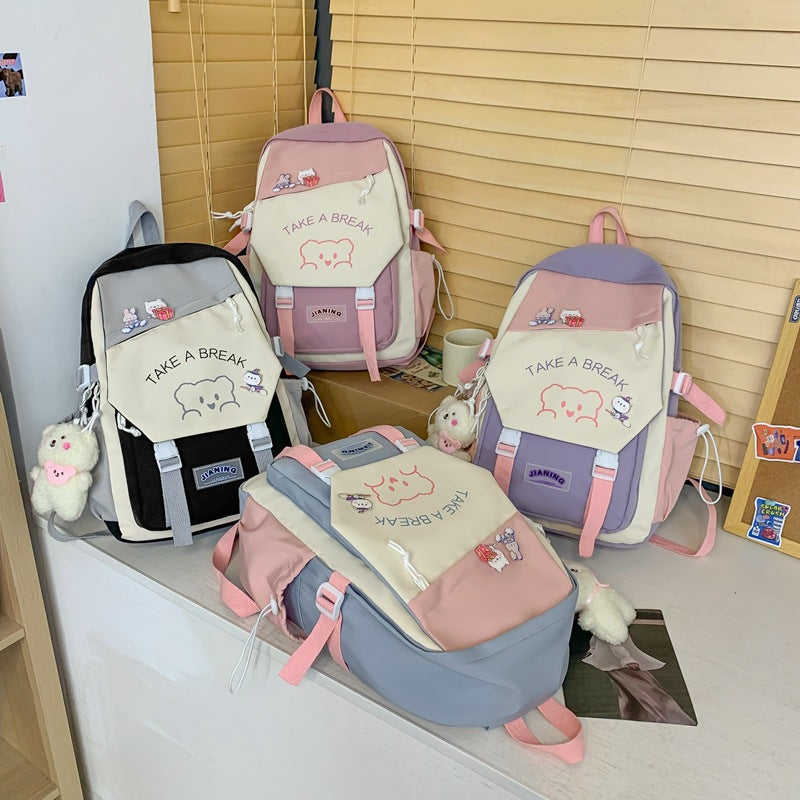 Fashion Large Capacity Student Schoolbag