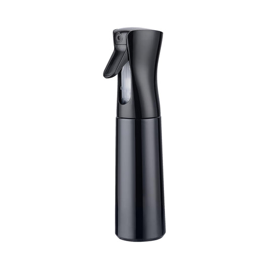 GRIFEMA Sprayflaska 300 ml – ultrafin permanent dimma, 360° sprayhuvud, ergonomisk, påfyllningsbar, BPA-fri, svart, GE2001B-300B