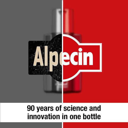 Alpecin Double Effect Schampo 2x 200ml | Avlägsna mjäll och få en naturlig hårtillväxt | Energizer för starkt hår | Hårvård för män som tillverkats i Tyskland