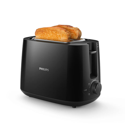 PHILIPS HD2581/90 Brödrost, Svart, 18.8 x 27.5 x 15.6 cm