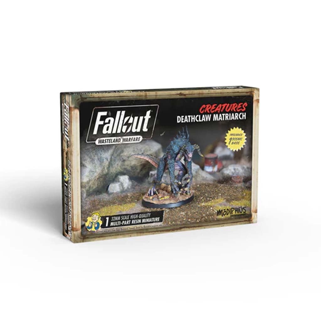 Modiphius Entertainment | Fallout Wasteland Warfare | Creatures: Deathclaw Matriarch | Miniatures | Unpainted
